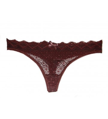 WOMEN'S THONG WITH BROWN...