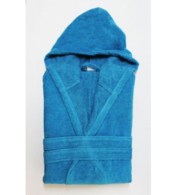 BATHROBE COTTON WITH HOODED...