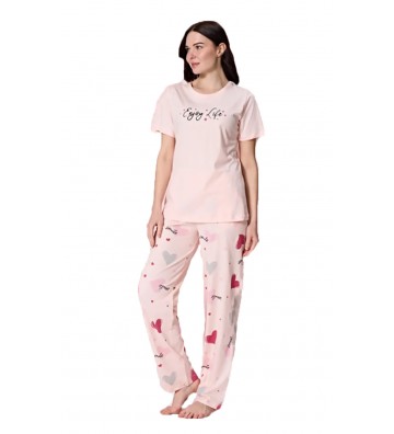 WOMEN'S SUMMER PAJAMAS PINK...