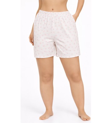 PAJAMA SHORTS WOMEN'S ECRU...