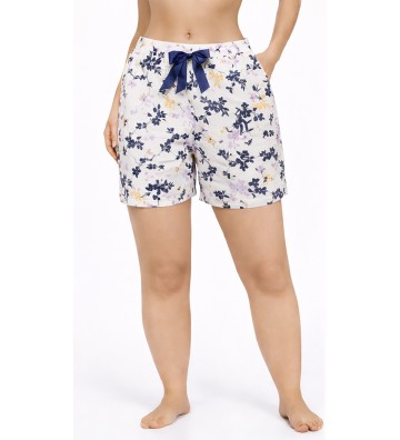 PAJAMA SHORTS WOMEN'S WHITE...