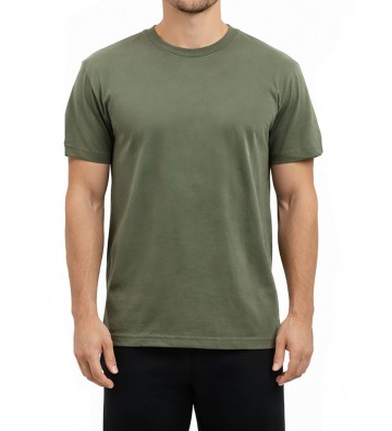 MEN'S T-SHIRT WITH CLOSED...