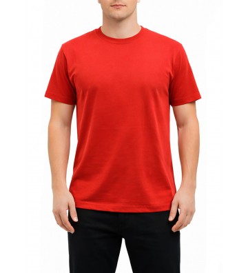 MEN'S T-SHIRT WITH CLOSED...