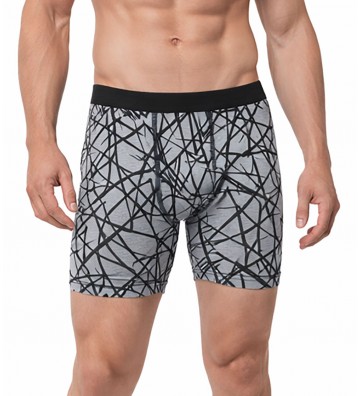MEN'S COTTON BOXER GREY...