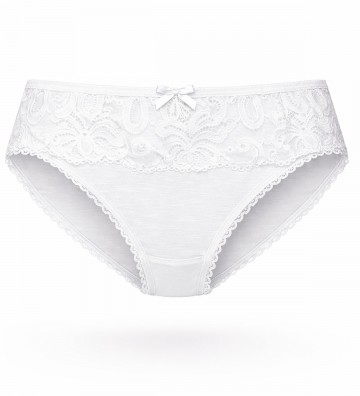WOMEN'S WHITE PANTIES 4378LEY