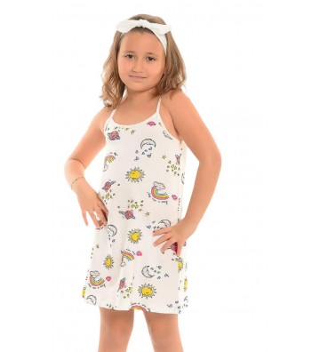 NIGHTDRESS FOR GIRL WHITE...