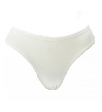 WOMEN'S COTTON BRIEFS ECROU...