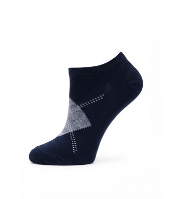 MEN'S COTTON SOCK BLUE MPR02