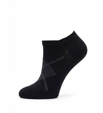 MEN'S COTTON SOCK BLACK MPR03