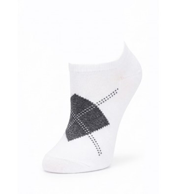 MEN'S COTTON SOCK WHITE MPR04