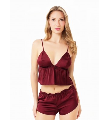 WOMEN'S SATIN BABY DOLL...