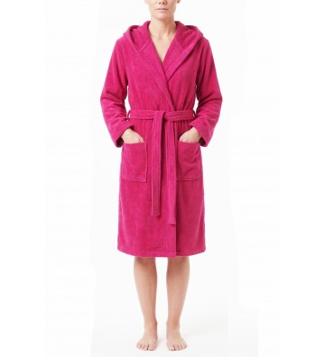 BATHROBE COTTON WITH HOODED...