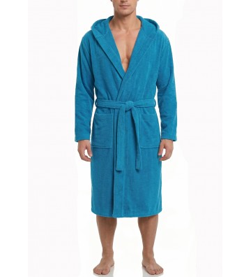 BATHROBE COTTON WITH HOODED...