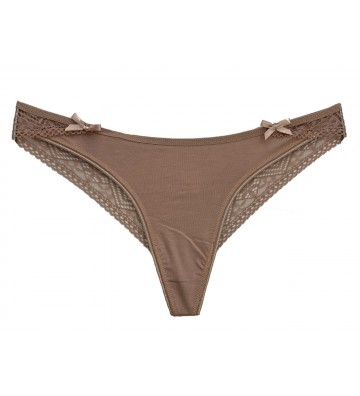 BRAZIL WITH LACE BACK BEIGE...