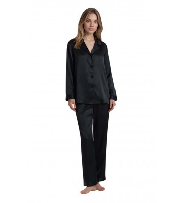 WOMEN'S SATIN JACKET BLACK...