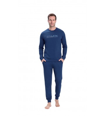 MEN'S WINTER PAJAMAS BLUE 2138