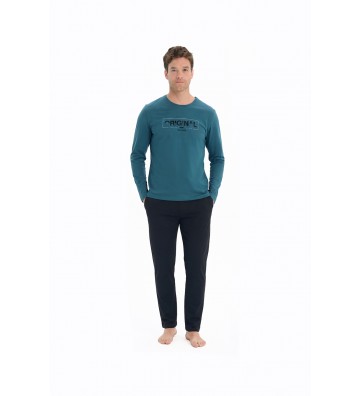 MEN'S WINTER PAJAMAS BLUE...