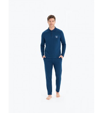 MEN'S WINTER PAJAMAS BLUE 2206