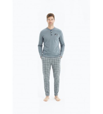 MEN'S WINTER PAJAMAS GREY 2230