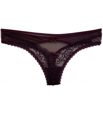 WOMEN'S THONG PURPLE WITH...
