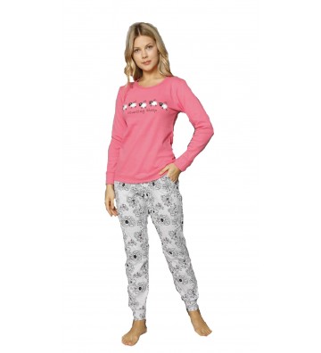 PAJAMAS FOR WOMEN PINK WITH...