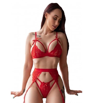 BRAZIL WOMEN'S WITH LACE BURGUNDY