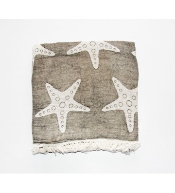 BEACH TOWEL 70X180cm GREY...