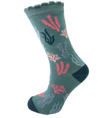 WOMEN'S SOCKS WITH CORAL...